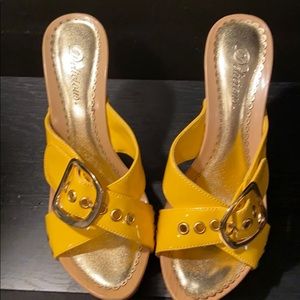 Hot Yellow Sandals